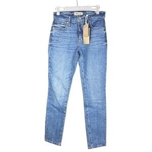 Madewell 9" MidRise Skinny Jeans in Comfort Stretch Eco Edition Size 25 Normcore